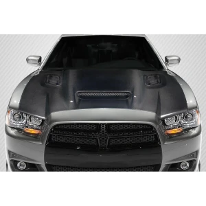 2011-2014 Dodge Charger Hellcat Redeye Look hood - 1 Piece - image 1