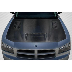 2006-2010 Dodge Charger Hellcat Redeye Look Carbon Fiber Hood - image 1