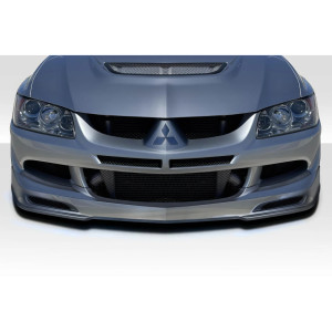 2003-2005 Mitsubishi Lancer Evolution 8 9 Duraflex Racer X Front Lip Spoiler Air Dam - 1 Piece - image 1 2003-2005 Mitsubishi Lancer Evolution 8 9 Duraflex Racer X Front Lip Spoiler Air Dam - 1 Piece - image 1