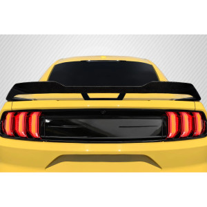 2015-2023 Ford Mustang Coupe Carbon Creations Performance PP1 Wicker Rear Wing Spoiler - 1 Piece - image 1