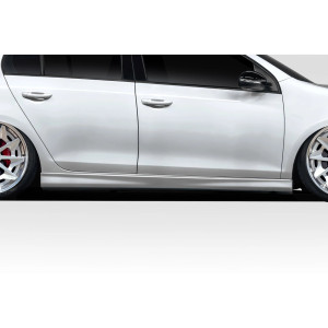 2010-2014 Volkswagen Golf GTI Duraflex Votex Look Side Skirt Rocker Panels - 2 Pieces - image 1