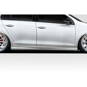 2010-2014 Volkswagen Golf GTI Votex Look Side Skirt Rocker Panels - 2 Pieces - image 1