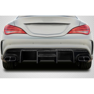 2014-2016 Mercedes CLA Class Carbon Creations Zex Rear Diffuser - 1 Piece - image 1