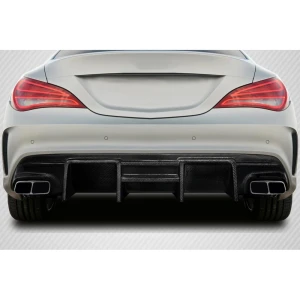 2014-2016 Mercedes CLA Zex Carbon Fiber Rear Lip - image 1