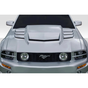 2005-2009 Ford Mustang Duraflex Interceptor Hood - 1 Piece - image 1 2005-2009 Ford Mustang Duraflex Interceptor Hood - 1 Piece - image 1