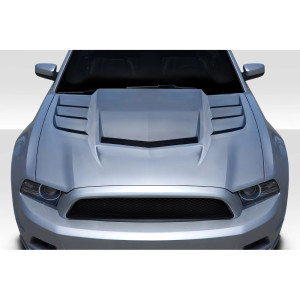 2013-2014 Ford Mustang Duraflex Interceptor Hood - 1 Piece - image 1