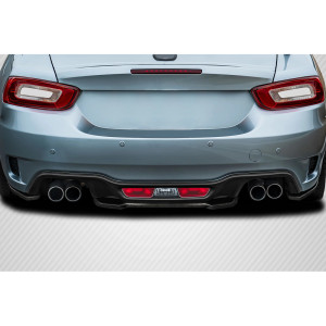 2017-2020 Fiat 124 Spider Carbon Creations Speed Rear Lip Spoiler Splitters - 3 Pieces - image 1
