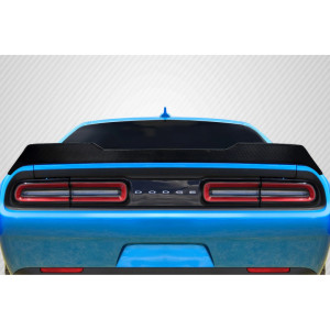 2008-2023 Dodge Challenger Carbon Creations Strata Rear Wing Spoiler - 1 Piece - image 1 2008-2023 Dodge Challenger Carbon Creations Strata Rear Wing Spoiler - 1 Piece - image 1