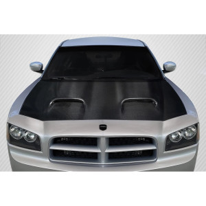 2006-2010 Dodge Charger Carbon Creations Redeye Look Hood - 1 Piece - image 1