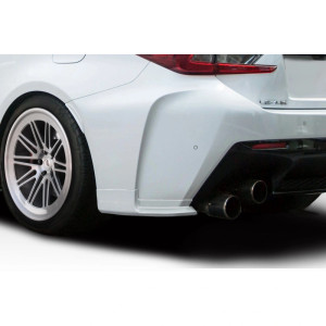2015-2019 Lexus RC-F Alpha Rear Lip Add On Spoilers - 2 Pieces (S) - image 1