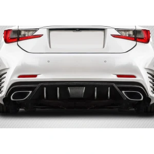 2015-2020 Lexus RC-F Downforce Aero Carbon Fiber Rear Lip - image 1
