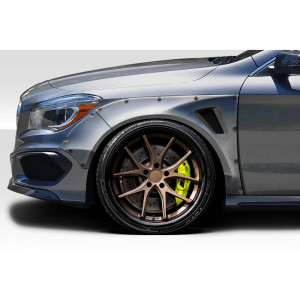 2014-2015 Mercedes CLA Class C117 CLA45 Duraflex Facta Front Fender Flares - 4 Pieces - image 1