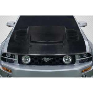 2005-2009 Ford Mustang Interceptor Carbon Fiber Hood - image 1