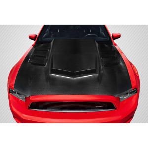 2013-2014 Ford Mustang Carbon Creations Interceptor Hood - 1 Piece - image 1 2013-2014 Ford Mustang Carbon Creations Interceptor Hood - 1 Piece - image 1