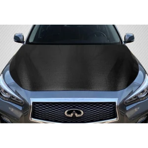 2014-2023 Infiniti Q50 OEM Look Carbon Fiber Hood - image 1