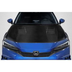 2022-2025 Honda Civic Carbon Creations Torque Hood - 1 Piece - image 1 2022-2025 Honda Civic Carbon Creations Torque Hood - 1 Piece - image 1