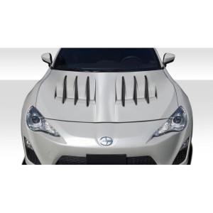 2013-2020 Scion FR-S Toyota 86 Subaru BRZ Duraflex W-1 Hood - 1 Piece - image 1
