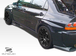 2003-2006 Mitsubishi Lancer Evolution 8 9 Duraflex VT-X Wide Body Side Skirts Rocker Panels - 2 Piece - image 1 2003-2006 Mitsubishi Lancer Evolution 8 9 Duraflex VT-X Wide Body Side Skirts Rocker Panels - 2 Piece - image 1