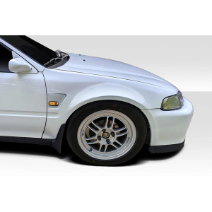 1992-1995 Honda Civic HB Duraflex Suzuka Front Fenders - 2 Piece - image 1 1992-1995 Honda Civic HB Duraflex Suzuka Front Fenders - 2 Piece - image 1