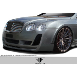2003-2010 Bentley Continental GT GTC AF-2 Front Lip Spoiler ( GFK ) - 1 Piece ( Must be used with AF-2 Front Bumper) (S) - image 1
