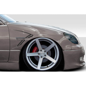 1998-2005 Lexus GS Series GS300 GS400 GS430 Duraflex Aiming Front Fenders -1 Piece - image 1 1998-2005 Lexus GS Series GS300 GS400 GS430 Duraflex Aiming Front Fenders -1 Piece - image 1