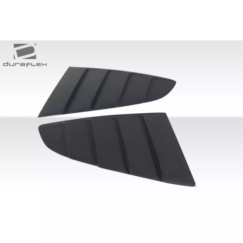 2015-2023 Ford Mustang Duraflex CVX Rear Window Scoops Louvers - 2 Piece (S) - image 1