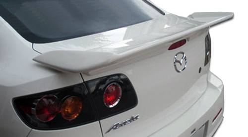 2004-2009 Mazda 3 4DR Duraflex I-Spec Wing Trunk Lid Spoiler 1 Piece