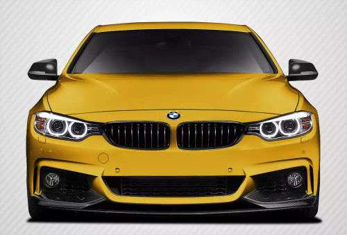2014-2020 BMW 4 Series F32 Carbon Creations DriTech M Performance Look Front Spoiler Splitters 3 Piece