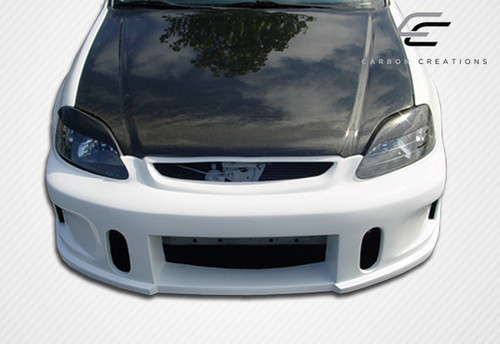 1996-1998 Honda Civic Carbon Creations OER Look Hood 1 Piece