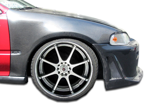 1992-1995 Honda Civic 2DR / HB Carbon Creations OER Look Fenders 2 Piece