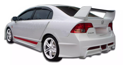 2006-2011 Honda Civic 4DR Duraflex R-Spec Rear Bumper Cover 1 Piece