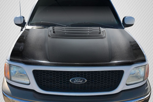1997-2003 Ford F-150 Carbon Creations Raptor Look Hood 1 Piece