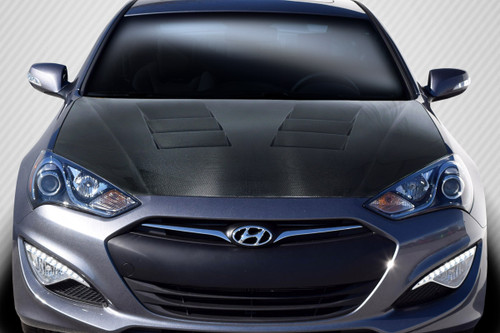 2013-2016 Hyundai Genesis Coupe 2DR Carbon Creations DriTech TS-1 Hood 1 Piece