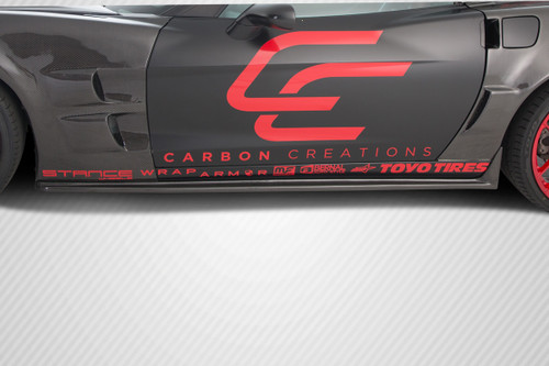 2005-2013 Chevrolet Corvette C6 Carbon Creations ZR Edition Side Skirts Rocker Panels 2 Piece