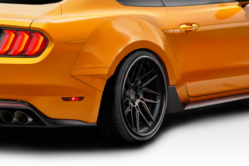 2015-2023 Ford Mustang Couture Grid Wide Body Rear Fender Flares 4 pc