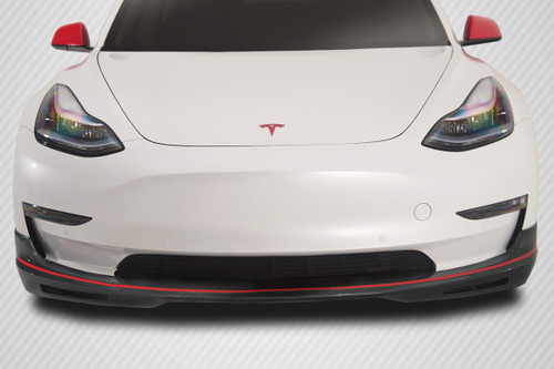 2018-2023 Tesla Model 3 Carbon Creations GT Concept Front Lip 1 Piece