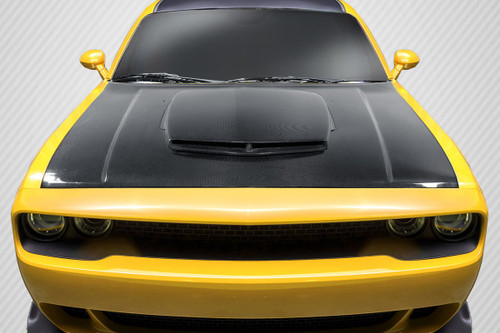 2008-2021 Dodge Challenger Carbon Creations TA Look Hood 1 Piece