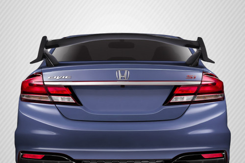 2006-2015 Honda Civic 4DR Sedan Carbon Creations Type R Look Rear Wing Spoiler 1 Piece