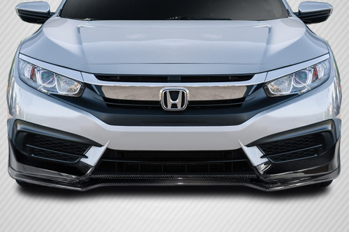 2016-2018 Honda Civic 2DR 4DR Carbon Creations Type M Front Lip Under Spoiler 1 Piece