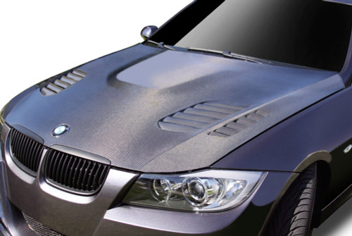 2006-2008 BMW 3 Series E90 4DR Carbon AF-1 Hood ( CFP ) 1 Piece
