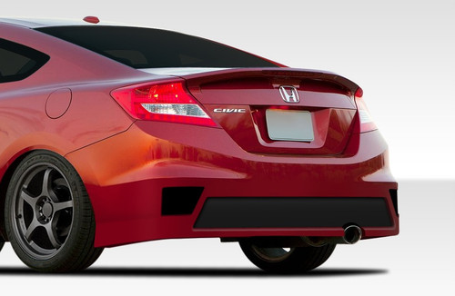 2012-2013 Honda Civic 2DR Duraflex Bisimoto Edition Rear Bumper Cover 1 Piece
