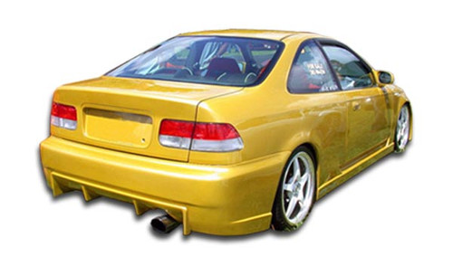 1996-2000 Honda Civic 2dr / 4DR Duraflex Buddy Rear Bumper Cover 1 Piece