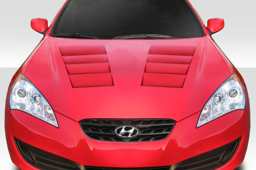 2010-2012 Hyundai Genesis Coupe 2DR Duraflex Circuit Hood 1 Piece