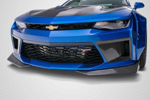 2016-2018 Chevrolet Camaro Carbon Creations DriTech Grid Front Bumper Air Duct Extensions Add Ons Spat Extensions 2 Piece