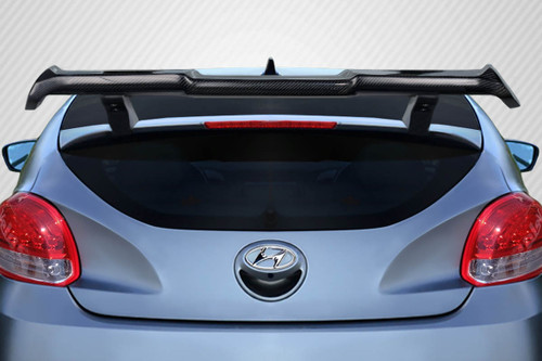 2012-2017 Hyundai Veloster Carbon Creations Nobo Rear Wing Spoiler 3 Piece ( non turbo )