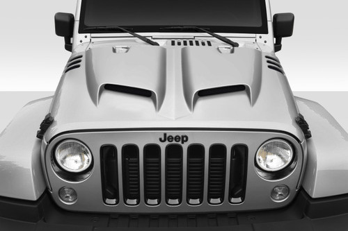 2007-2018 Jeep Wrangler JK Duraflex Rage Hood 1 Piece