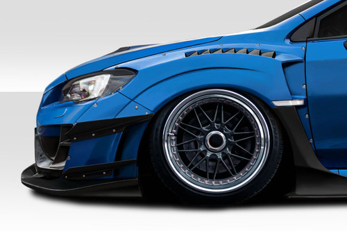2015-2020 Subaru WRX STI Duraflex VRS Wide Body Front Fenders 8 Piece