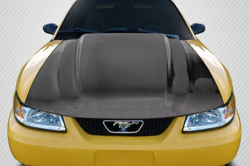 1999-2004 Ford Mustang Carbon Creations Cowl Hood 1 Piece