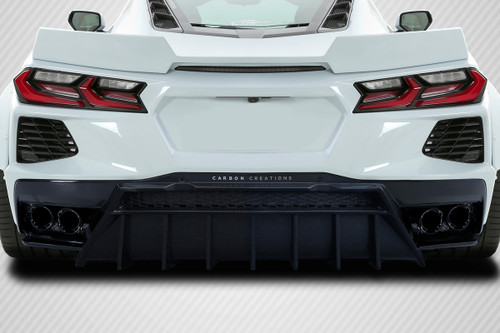 2020-2022 Chevrolet Corvette C8 Carbon Creations Gran Veloce Rear Diffuser 1 Piece