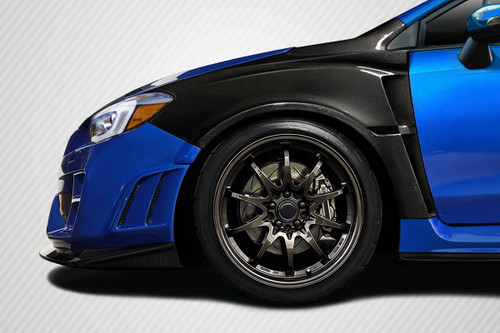 2015-2020 Subaru WRX STI Carbon Creations VRS Front Fenders 2 Piece